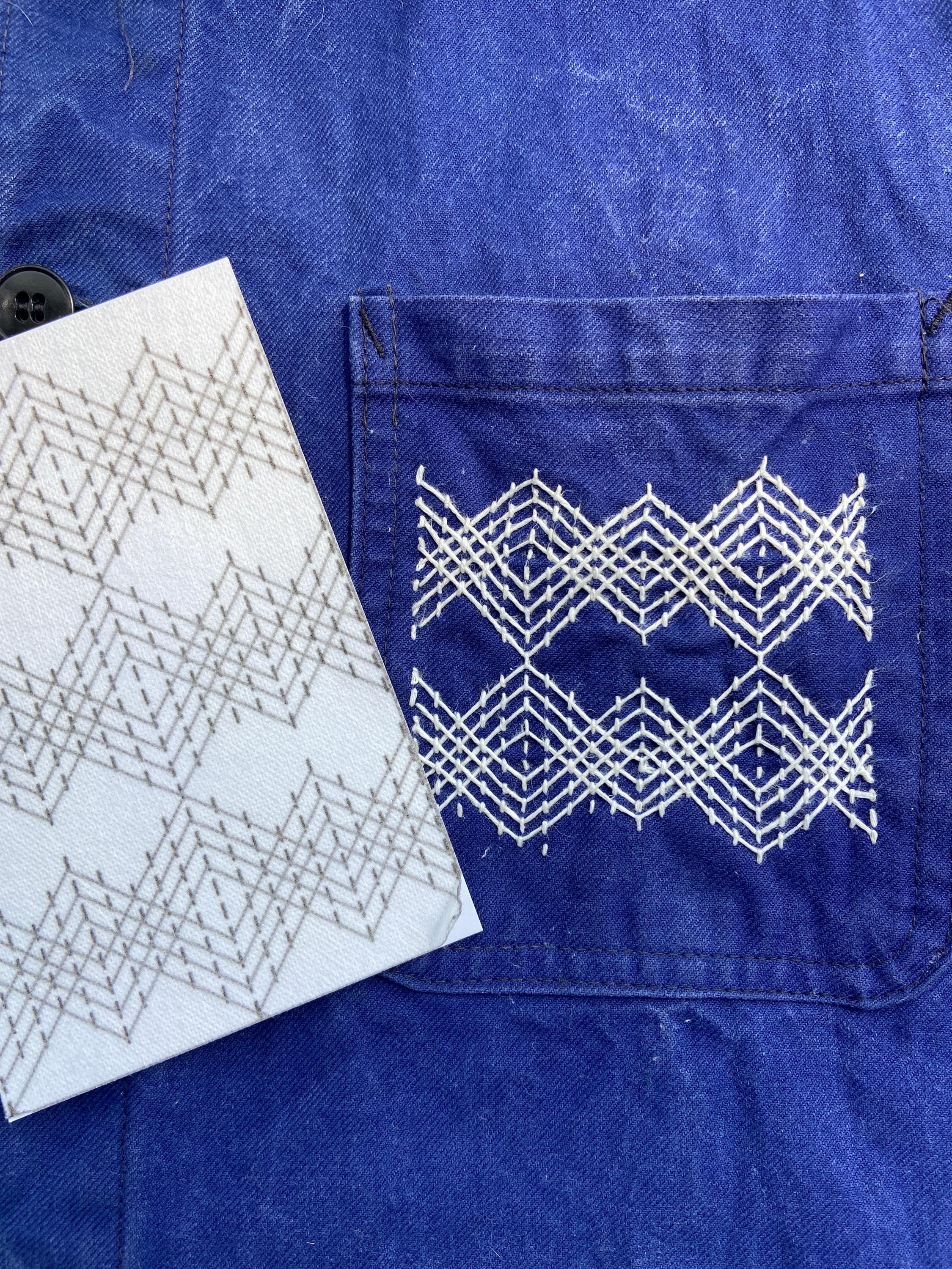 Sashiko Pattern Book Bundle PDF | 32 Japanese Embroidery Designs | Hitomezashi Kuguri Moyo-zashi | 3 Books Printable Templates Download