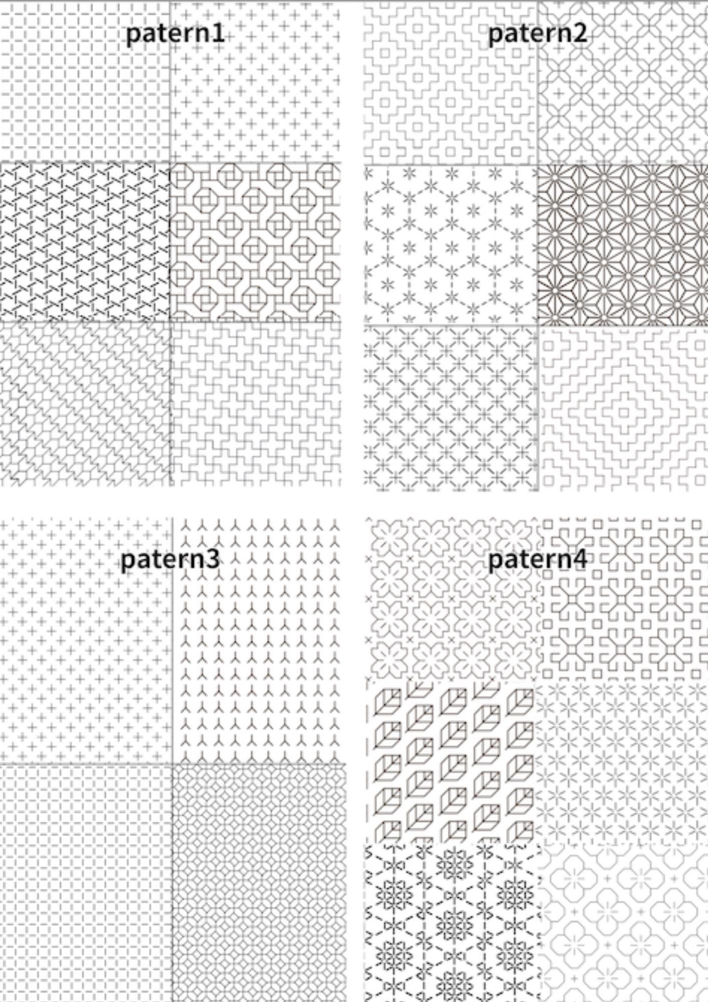 Sashiko Embroidery Starter Kit | Choose Your 3 Patterns | Misuya Needles, Daruma Thread, Reusable Stencils, Denim & Guidebooks Made in Japan