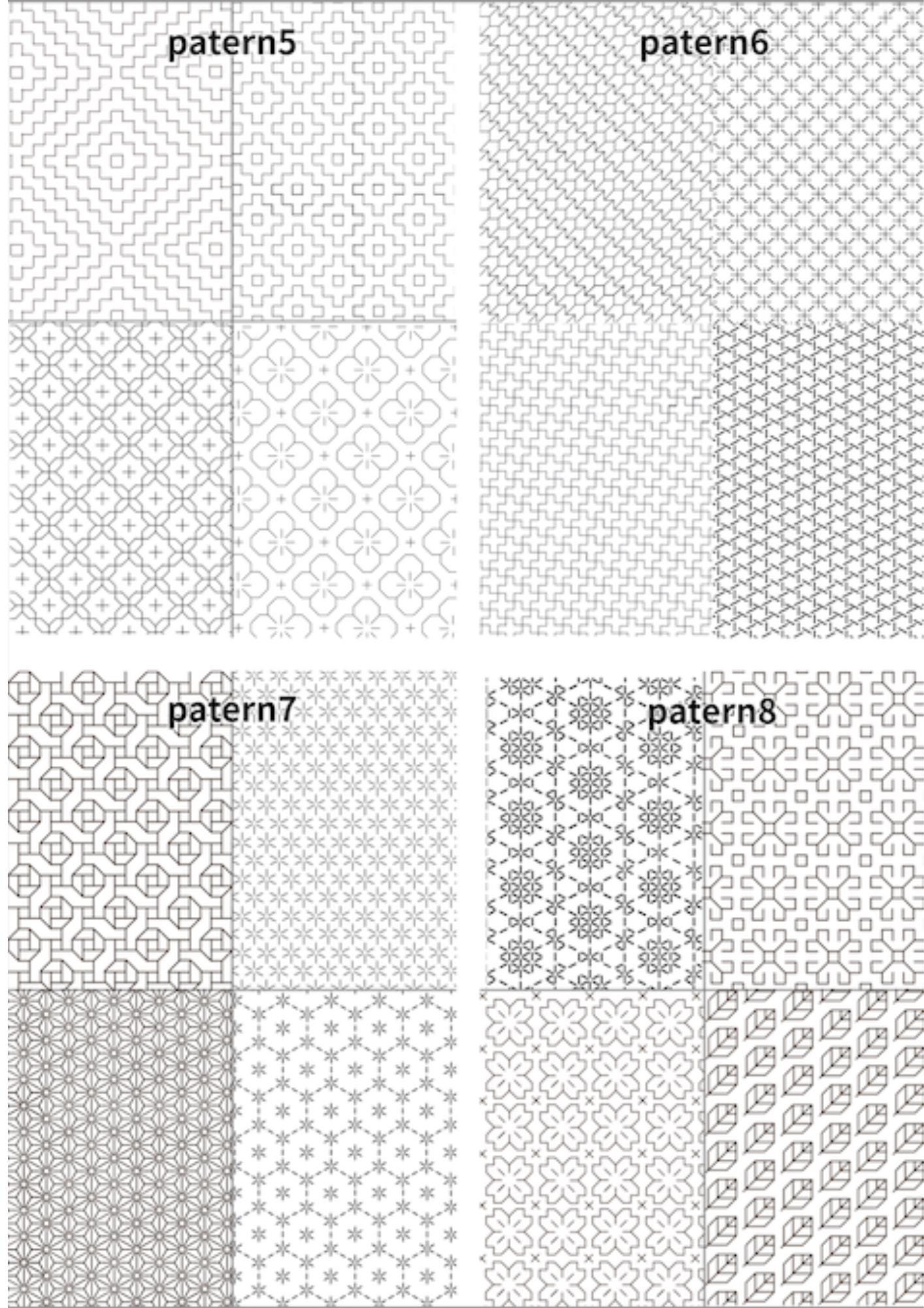 Sashiko Embroidery Starter Kit | Choose Your 3 Patterns | Misuya Needles, Daruma Thread, Reusable Stencils, Denim & Guidebooks Made in Japan