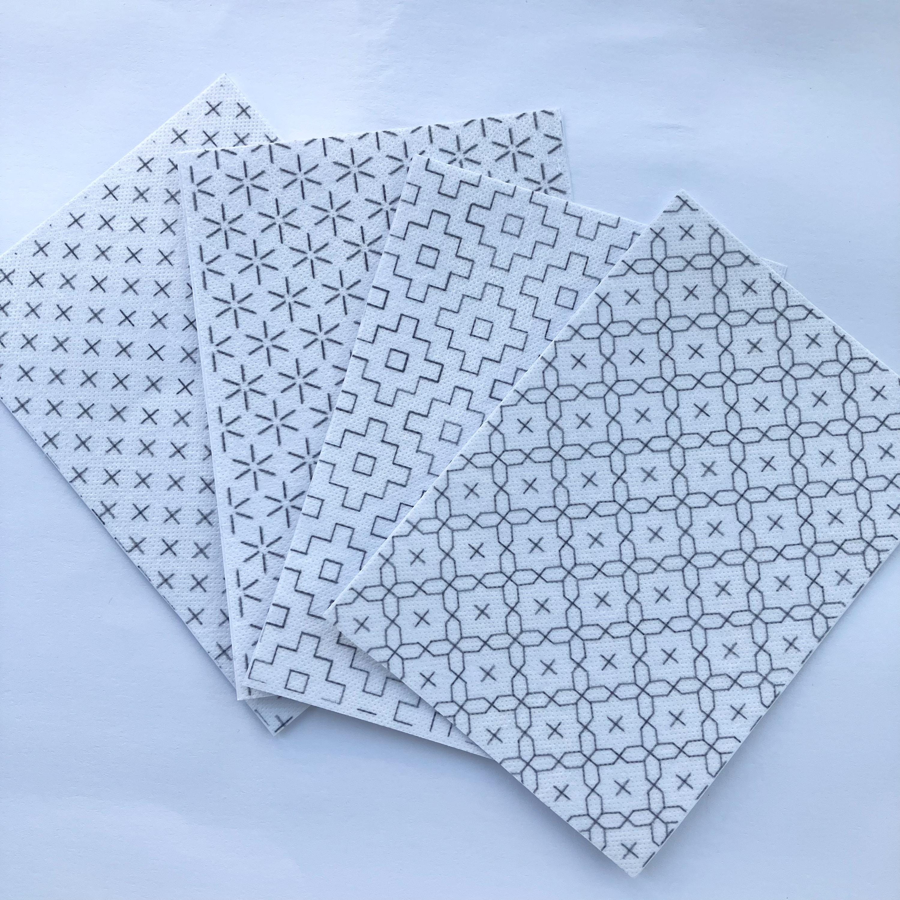 Japanese Sashiko Kit: Visible Mending Embroidery Starter Set (Made in Japan)